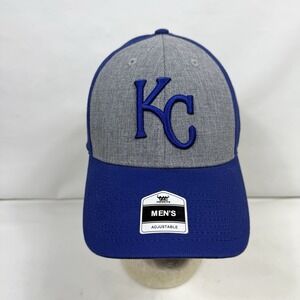 Kansas City Royals Hat Cap Blue‎ Gray Strapback MLB Genuine Merchandise Fan Fav